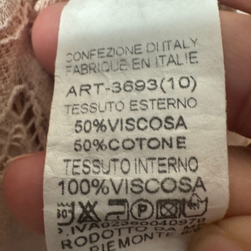 Enzo Made in Italy Lace Hi Low Dress Pink - Picture 13 of 14